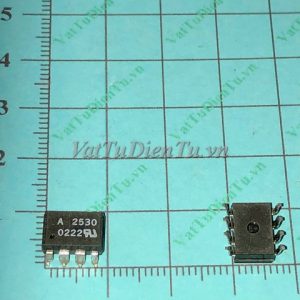 A2530 HP2530 HCPL-2530 ACPL-2530 F2530 A 2530 SOP8 Photo-IC optocoupler; Mã: A2530; Kiểu chân: 8 chân dán SOP-8; Thương hiệu: AVAGO; Xuất xứ: Hàng mới