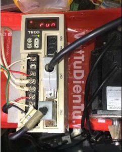 Sửa AC SERVO DRIVER 750W TECO JSDEP-20A 0281 Lỗi động cơ rung; Sửa chữa AC SERVO DRIVER 750W TECO; Model: JSDEP-20A Serial: 0281; Lỗi động cơ rung
