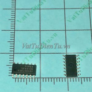 SP491CN SP491CN-L/TR SOP14 IC Driver, Enhanced Full Duplex RS-485 Transceivers; Mã: SP491CN; Kiểu chân: dán 14 chân SOP-14; Xuất xứ: Hàng chính hãng; Thương hiệu: SIPEX