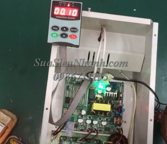 Sửa Bộ gia nhiệt từ điều khiển nhiệt độ 8kW 380VAC JS1200-8KW ( 380V ) 1772 Lỗi nổ công suất Sửa chữa Bộ gia nhiệt từ điều khiển nhiệt độ 8kW 380VAC Model: JS1200-8KW ( 380V ) Serial: 1772 Lỗi nổ công suất