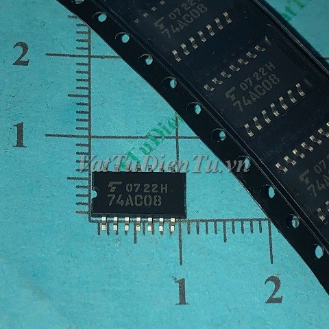 TC74AC08F 74AC08 SOP14 5.2MM IC Số; Mã: 74AC08; Kiểu chân: dán SOP-14 5.2MM; Xuất xứ: Hàng mới