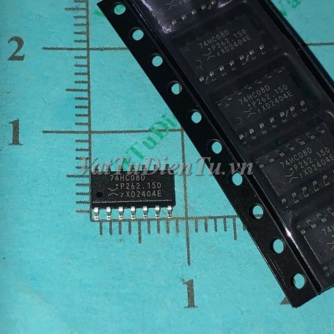 SN74HC08DR 74HC08D SOP14 IC số; Mã: 74HC08D; Kiểu chân: dán 14 chân SOP-14; Thương hiệu: Philips; Xuất xứ: china