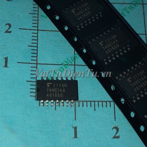 74HC14A TC74HC14AF 74HC14 SOP14 5.2mm IC Logic số SOP14 5.2mm IC Logic số SOP14 5.2mm IC Logic số; Mã: 74HC14A; Kiểu chân: 14 chân dán SOP-14 5.2mm; Xuất xứ: Hàng mới; Hãng sx: TOSHIBA