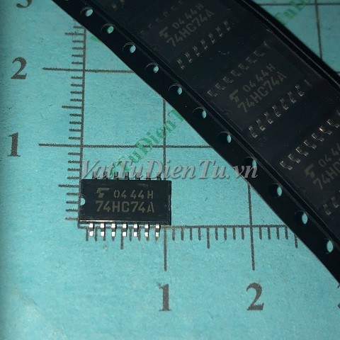 TC74HC74AF 74HC74A SOP14 5.2MM IC Số; Mã: 74HC74A; Kiểu chân: dán SOP-14 5.2MM; Xuất xứ: Hàng mới