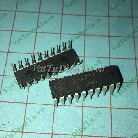 LA3607 DIP20 IC Ampli, 7-Band Graphic Equalizer; Mã: LA3607; Kiểu chân: 20 chân cắm DIP-20