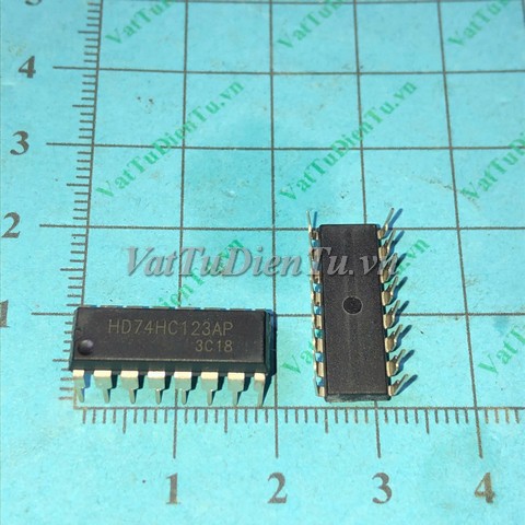 HD74HC123AP DIP16 IC Số; Mã: HD74HC123AP; Kiểu chân: cắm DIP-16; Xuất xứ: Hàng mới