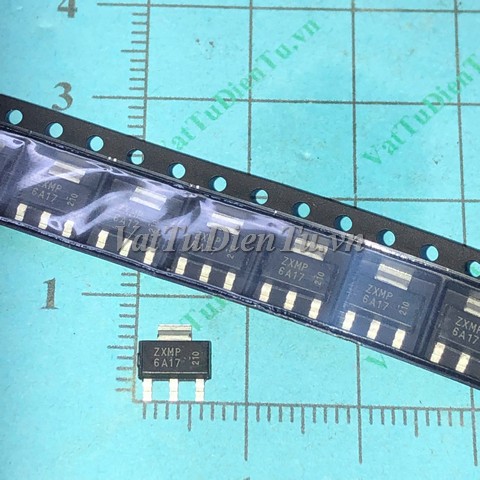 ZXMP 6A17 ZXMP6A17 SOT89 P MOSFET 6A 60V; Mã: ZXMP6A17; Kiểu chân: dán SOT-89