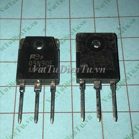 09N90E TO247 N-CHANNEL SILICON POWER MOSFET (HTM); Mã: 09N90E; Kiểu chân: cắm 3 chân TO-247; Xuất xứ: Hàng tháo máy; Thương hiệu: FE