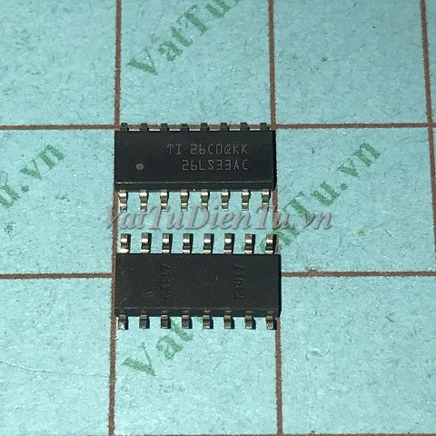 AM26LS33ACDR 26LS33AC SOP16 IC Nguồn; Mã: 26LS33AC; Kiểu hân: dán SOP-16; Xuất xứ: Hàng mới; Thương hiệu: TI