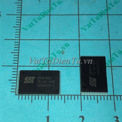 39VF040-70-4C-WHE 39VF040 TSOP32 IC; Mã: 39VF040-70-4C-WHE; Kiểu chân: dán TSOP-32; Xuất xứ: Hàng mới