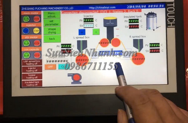 Sửa Màn hình cảm ứng HMI SIEMENS SMART 1000 IE V3 6AV6648-0CE11-3AX0 7448 Lỗi cảm ứng Sửa chữa Màn hình cảm ứng HMI SIEMENS SMART 1000 IE V3 Model: 6AV6648-0CE11-3AX0 Serial: 7448 Lỗi cảm ứng