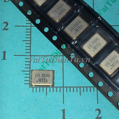 Thạch anh 10MHz 4 chân dán 7050 7x5mm OSC 3.3V; Mã: 7050-10MHZ; Kiểu chân: dán 7050; Xuất xứ: Hàng mới