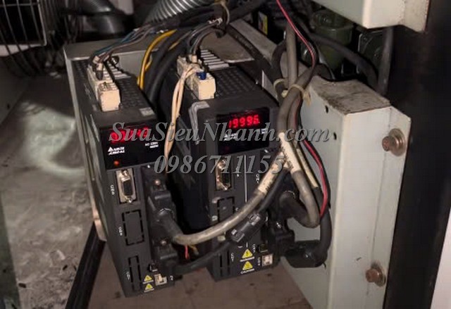 Sửa chữa AC SERVO DRIVER DELTA ASDA-A2 1.5kW cho máy in Amsky AUSETTER U864 Model: ASD-A2-1521-L Serial: 0263 Lỗi AL003 Điện áp thấp Phụ kiện kèm theo: AC SERVO DRIVER DELTA ASDA-A2 1.5kW Model: ASD-A2-1521-L Serial: 0156