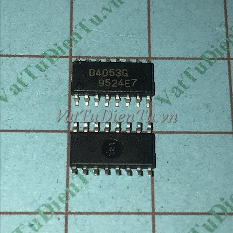 UPD4053BG-E1 UPD4053G D4053G SOP16 IC; Mã: D4053G; Kiểu chân: dán SOP-16; Xuất xứ: Hàng mới