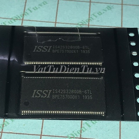 IS42S32800B-6TL TSOP86 IC DRAM 256M 3.3V ISSI; Mã: IS42S32800B-6TL; Kiểu chân: dán TSOP-86; Xuất xứ: Hàng mới; Thương hiệu: ISSI