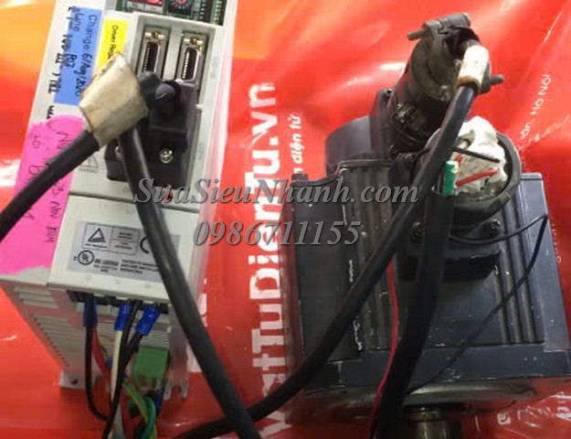 Sửa chữa AC SERVO DRIVER MITSUBISHI 1kW Model: MR-J2S-100B-EE085 Serial: A014 Lỗi: chập công suất