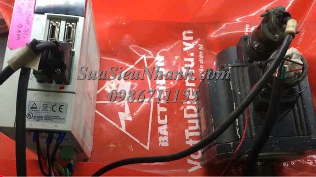 Sửa chữa AC SERVO DRIVER MITSUBISHI 1kW Model: MR-J2S-100B-EE085 Serial: 1006 Lỗi: cháy nổ công suất