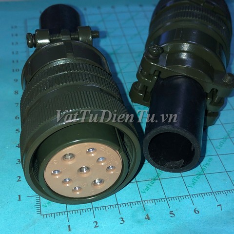 MS3106A24-11S Phích cắm 9 chân thẳng PLUG 9Pin đầu cắm servo motor 9Pin; Mã: MS3106A24-11S; Kiểu chân: lỗ cái thẳng