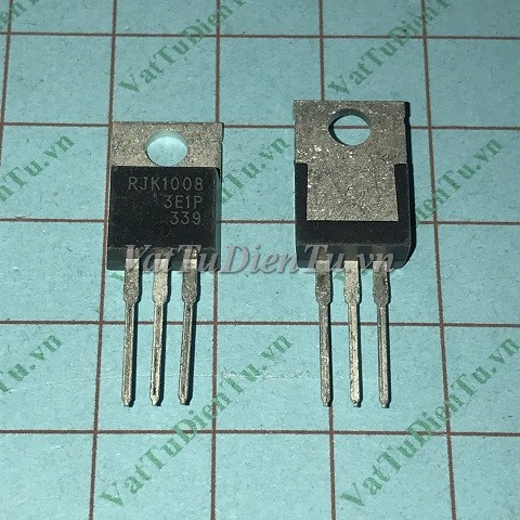 RJK1008DPN RJK1008 TO220 N Mosfet 80A 100V; Mã: RJK1008; Kiểu chân: cắm TO-220; Xuất xứ: Hàng mới