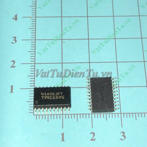 TPIC6595DWR TPIC6595 TPIC6595DWR SOP20 IC Nguồn POWER LOGIC 8-BIT SHIFT REGISTER; Mã: TPIC6595; Kiểu chân: dán SOP-20; Xuất xứ: Hàng mới