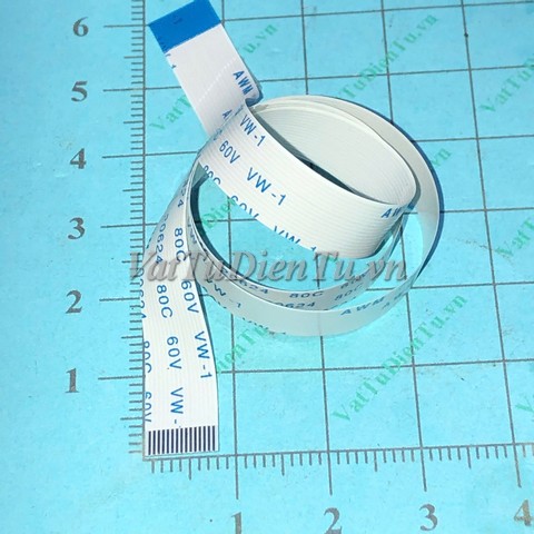 AWM-15-05-300-B Cáp ngược FFC/FPC 15P 0.5mm dài 300mm; Mã: AWM-15-05-300-B; Số chân, pin (P): 15Pin