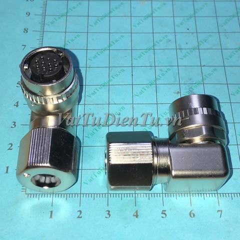 DDK10 DDK-10 CM10-AP10S-M Jack cắm đầu cắm SERVO ENCODER 10 chân cái cong; Mã: CM10-AP10S-M; Kiểu chân: cái 10 chân cắm cong