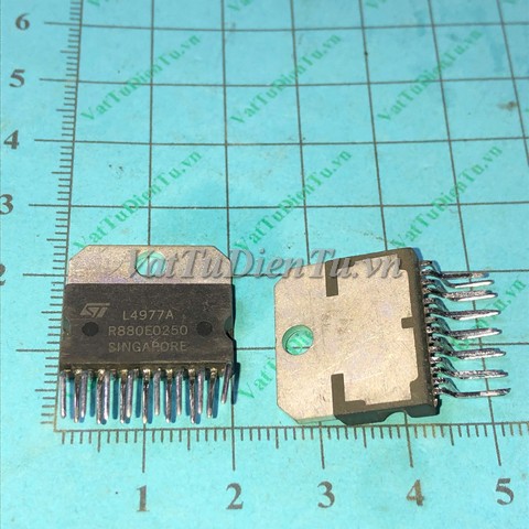 L4977A ZIP15 IC Nguồn 7A SWITCHING REGULATOR; Mã: L4977A; Kiểu chân: cắm 15 chân ZIP-15; Xuất xứ: Hàng mới; Thương hiệu: ST