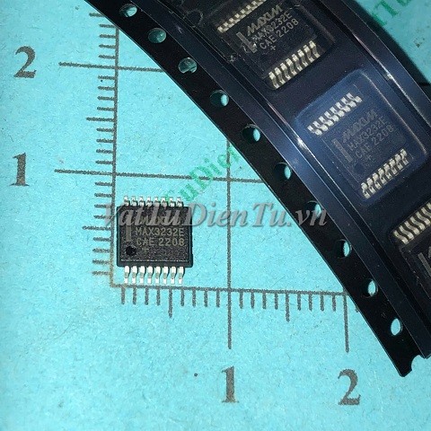 MAX3232ECAE TSSOP16 IC Giao tiếp; Mã: MAX3232ECAE; Kiểu chân: 16 chân dán TSSOP-16; Xuất xứ: Hàng mới