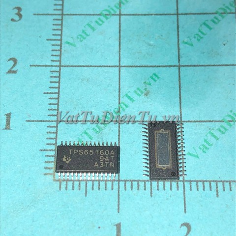 TPS65160A TPS65160PWP TPS65160 TPS65160APWPRG SOP28 IC nguồn, BIAS POWER SUPPLY FOR TV AND MONITOR TFT LCD PANELS; Mã: TPS65160A; Kiểu chân: dán 28 chân SOP-28; Xuất xứ: Hàng mới; Thương hiệu: Texas