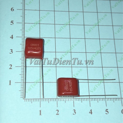 CBB22-105J400V Tụ kẹo tụ cao áp CBB22 105K 1.0UF 400V 10mm; Mã: CBB22-105J400V; Kích thước: 10MM; Xuất xứ: Hàng mới