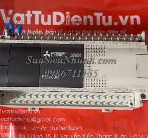 Sửa PLC MITSUBISHI FX3G-60M FX3G-60MR/ES-A 0151 Lỗi mất nguồn Sửa chữa PLC MITSUBISHI FX3G-60M Model: FX3G-60MR/ES-A Serial: 0151 Lỗi mất nguồn