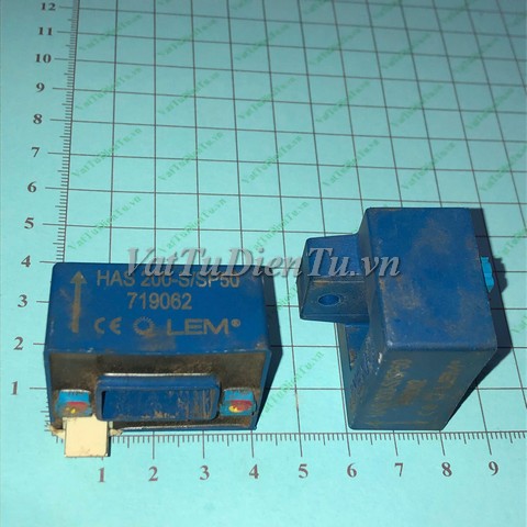 HAS 200-S/SP50 HAS200-S/SP50 Cảm biến dòng 200A TI Current Sensor; Mã kho: HAS200-S-SP50-TM; Xuất xứ: Hàng tháo máy