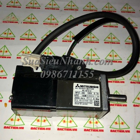 HC-KFS13 AC SERVO MOTOR 100W MITSUBISHI (HTM); Mã: HC-KFS13-TM; Xuất xứ: Hàng tháo máy