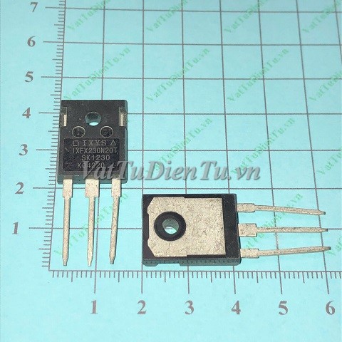 IXFX230N20T TO247 N Mosfet 230A 200V; Mã: IXFX230N20T; Kiểu chân: cắm TO-247; Xuất xứ: Hàng mới
