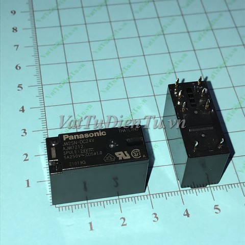 Rơ le JW2SN DC24V 8P; Mã: JW2SN-DC24V; Kiểu chân: 8 chân cắm 8P; Xuất xứ: Hàng mới; Thương hiệu: Panasonic