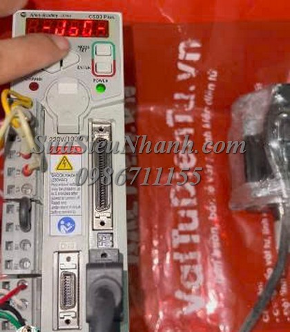 Sửa AC SERVO DRIVER Allen-Bradley OEMax 200W CSD3 Plus 2003-CSD3-02BX2 0026 Lỗi E.UdvtG điện áp thấp Sửa chữaki AC SERVO DRIVER Allen-Bradley OEMax 200W CSD3 Plus Model: 2003-CSD3-02BX2  Serial: 0026 Lỗi E.UdvtG, lỗi điện áp thấp