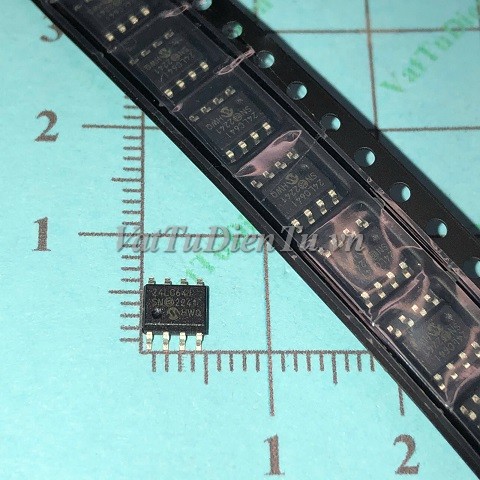24LC64I 24LC64T-I/SN SOP8 EEPROM, 64K I 2 C ™ CMOS Serial EEPROM; Mã: 24LC64I; Kiểu chân: dán 8 chân SOP-8; Xuất xứ: Hàng mới; Thương hiệu: Microchip
