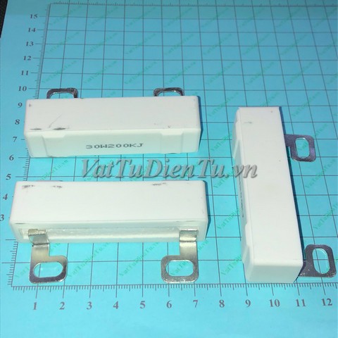 R-30W200KJ Điện trở sứ 200KJ 30W 200KJ; Mã: R-30W200KJ; Kiểu chân: bắt vít