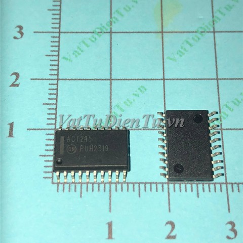 ACT245 MC74ACT245DWR2 SOP20 IC Số; Mã: ACT245; Kiểu chân: dán 20 chân SOP-20; Xuất xứ: Hàng mới