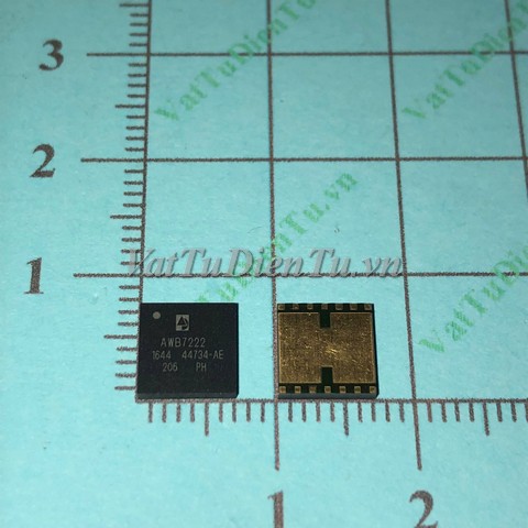 AWB7222P8 AWB7222 14SMD IC AMP HSDPA 1.805-1.88GHZ; Mã: AWB7222; Kiểu chân: dán; Xuất xứ: Hàng mới