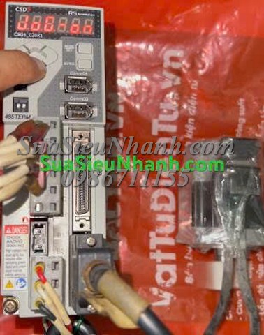 Sửa Ac Servo Driver RS OEMax 200W CSD5_02BX1 0687 Lỗi mất hiển thị, Lỗi E.058 Sửa chữa Ac Servo Driver RS OEMax 200W Model: CSD5_02BX1 Serial: 0687 Lỗi mất hiển thị, Lỗi E.058 User Parameter Range Error