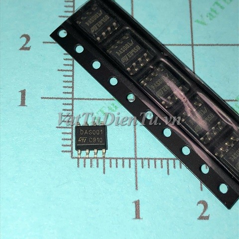 DAS001 SOP8 IC; Mã: DAS001; Kiểu chân: 8 chân dán SOP-8; Xuất xứ: Hàng mới; Thương hiệu: ST