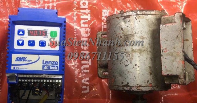 Sửa Biến tần Lenze AC Tech SMVector 0.75kW ESV751N04TXB 1642 Lỗi F.OF 1 Sửa chữa Biến tần Lenze AC Tech SMVector 0.75kW Model: ESV751N04TXB Serial: 1642 Lỗi F.OF 1