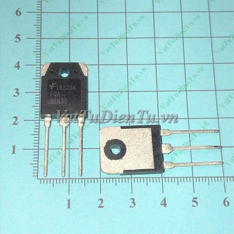FQA38N30 38N30 CS38N30 TO3P N Mosfet 38A 300V (TM); Mã: FQA38N30; Kiểu chân: cắm 3 chân TO-3P; Xuất xứ: TM; Thương hiệu: ON
