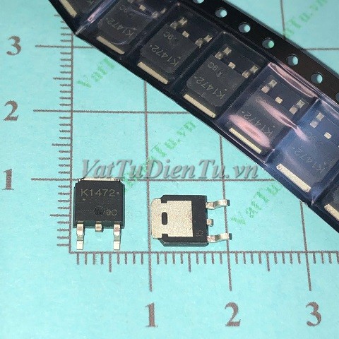 K1472 2SK1472 TO252 N MOSFET 8A 60V; Mã: K1472; Kiểu chân: dán TO-252