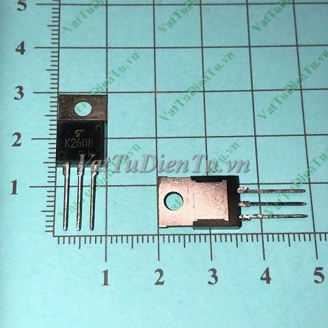 2SK2608 K2608 TO220 N MOSFET 3A 900V 3.73R; Mã: K2608; Kiểu chân: 3 chân cắm TO-220; Thương hiệu: Fairchild; Xuất xứ: Hàng mới