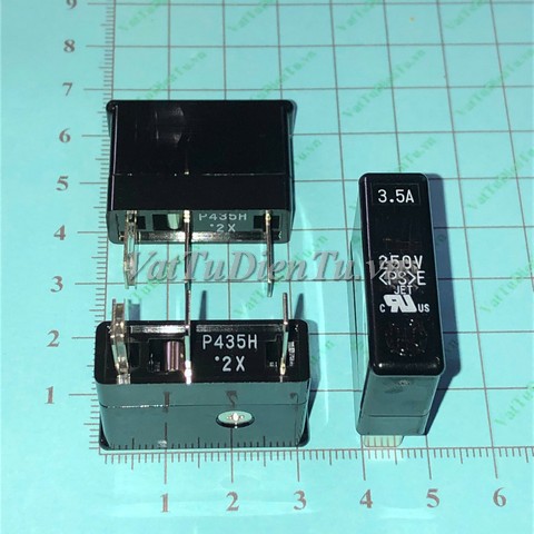 P435H Cầu chì 3.5A 250V FANUC DAITO; Mã: P435H-3A5; Xuất xứ: Hàng mới; Thương hiệu: DAITO; Dùng cho: Vật tư SERVO