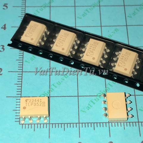 TLP352 SOP8 Photo coupler; Mã: TLP352; Kiểu chân: 8 chân dán SOP-8; Xuất xứ: Hàng mới; Thương hiệu: Fairchild