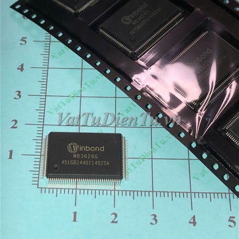 W83626G QFP128 WINBON IC; Mã: W83626G; Kiểu chân: dán QFP-128; Xuất xứ: Hàng mới