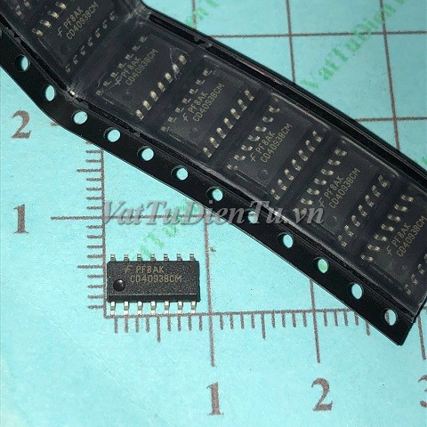 CD4093BCM CD4093BCMX SOP14 IC số; Mã: CD4093BCM; Kiểu chân: 14 chân dán SOP-14; Thương hiệu: TI